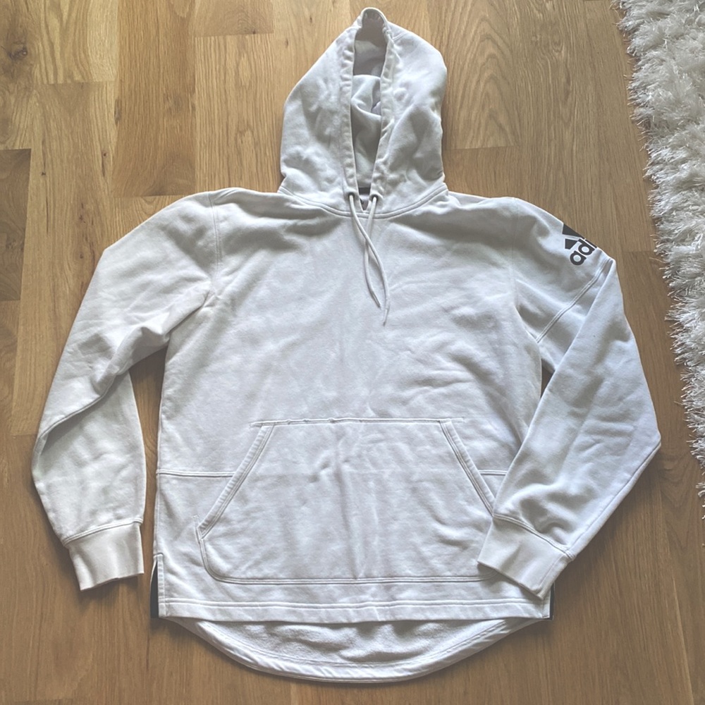 Adidas Hoodie - white and black